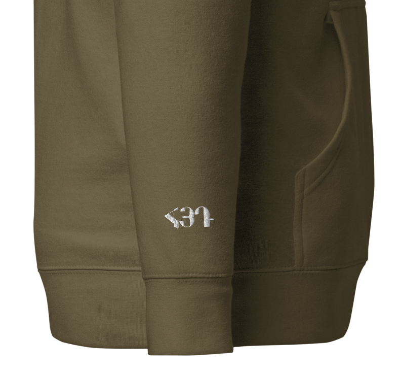 Sweatshirt depicting the two burial sites and gravestones of General Dro, also known as Drastamat Kanayan