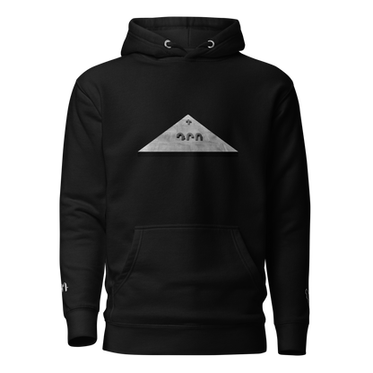 Sweatshirt depicting the two burial sites and gravestones of General Dro, also known as Drastamat Kanayan